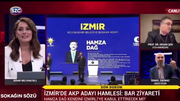 Erşan Şen,  İsmail Saymaz’a ‘Lan’ dedi,  Sözcü TV yayından kaldırdı