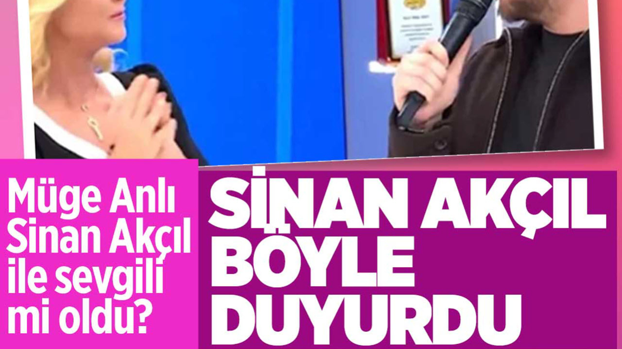 Sinan Akçıl sessizliğini bozdu itiraf ediyorum deyip duyurdu! Müge Anlı ile Sinan Akçıl sevgili mi oldu?