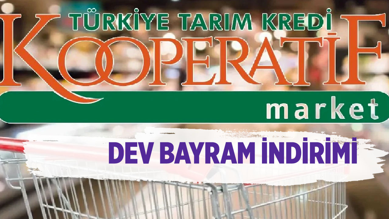 Tarım Kredi Marketlerde bayram indirimi! Yoğurttan meyve suyuna,  Tuvalet kağıdından çamaşır suyana yüzlerce üründe dev indirim fırsatı