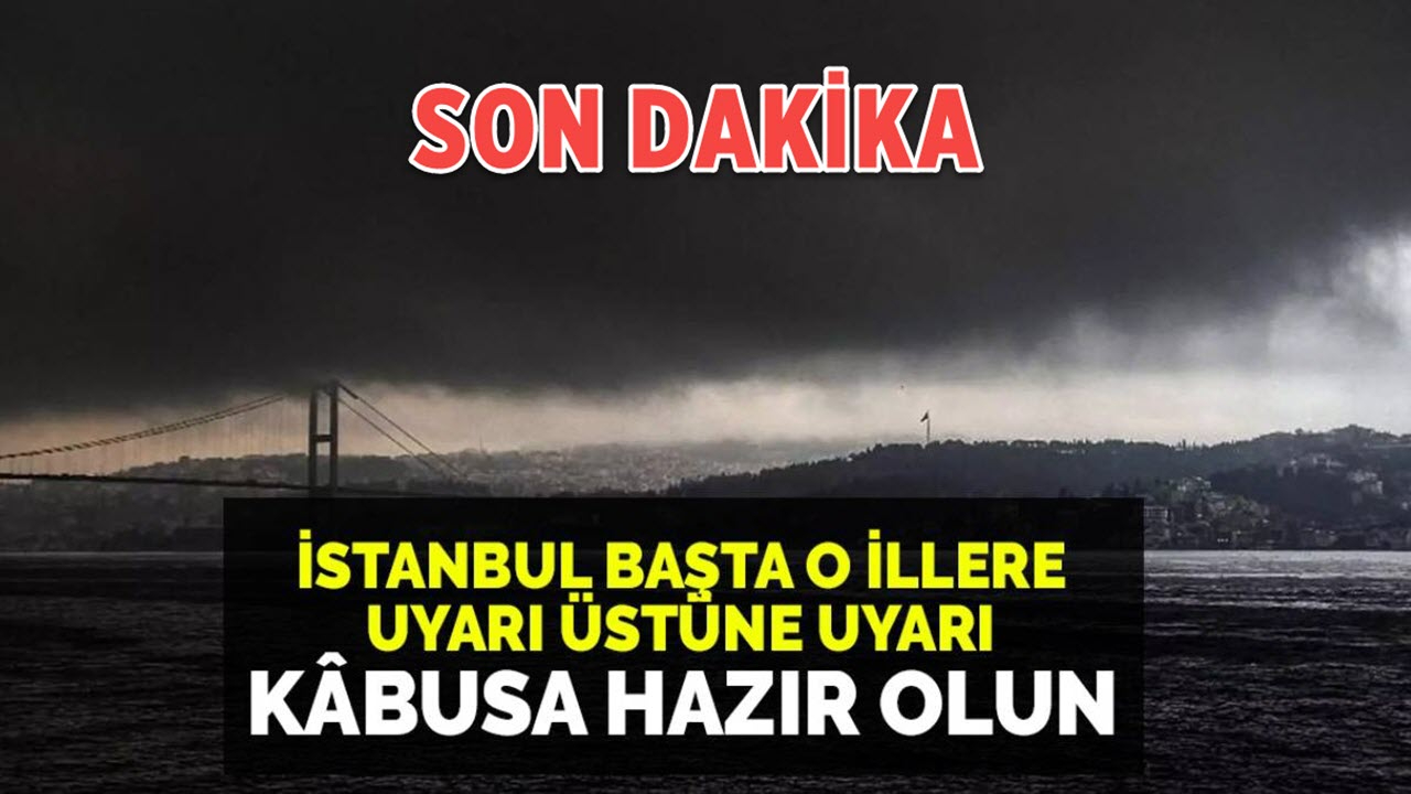 AKOM,  AFAD ve Meteoroloji'den peş peşe uyarı Sarı ve turuncu kod: İstanbul,  Bursa,  Sakarya,  Kocaeli,  Düzce... bu iller kabusa hazır olsun