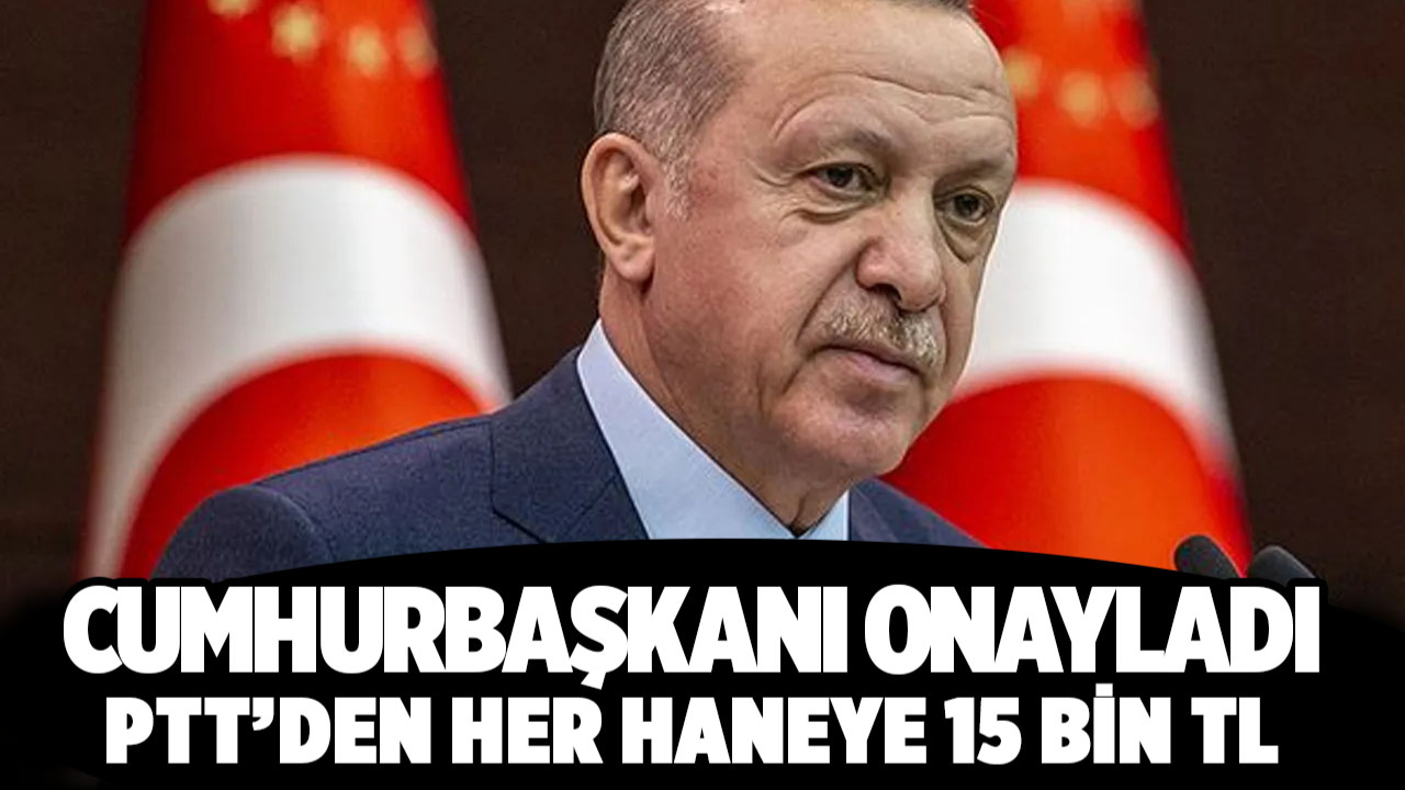 Cumhurbaşkanı Erdoğan müjdeyi verdi Hane başına 15 bin TL destek ödemesi uzatıldı E-Devlet'ten başvur PTT'den destek ödemesini çek