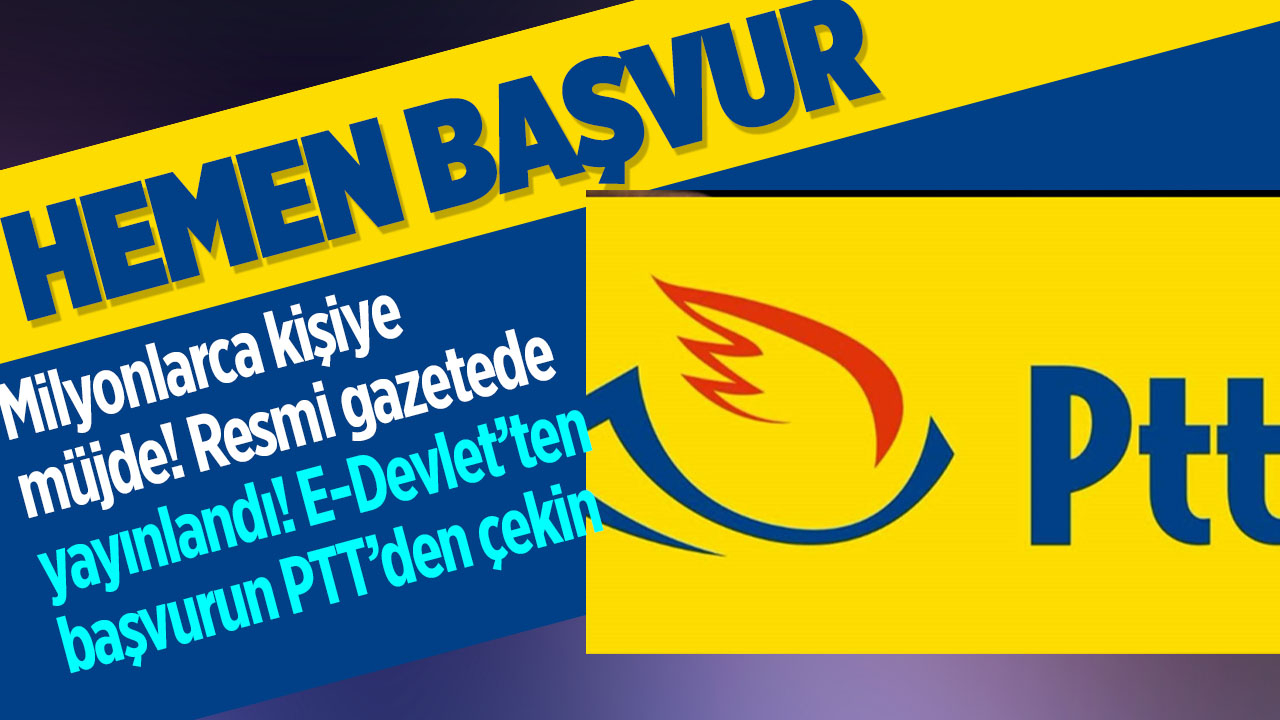 Binlerce Vatandaşı İlgilendiren Müjde Az Önce Resmi Gazete'de yayınlandı! PTT'den Ödeme İade Kararı! Başvurana 1000,  2000,  3000 TL ödenecek