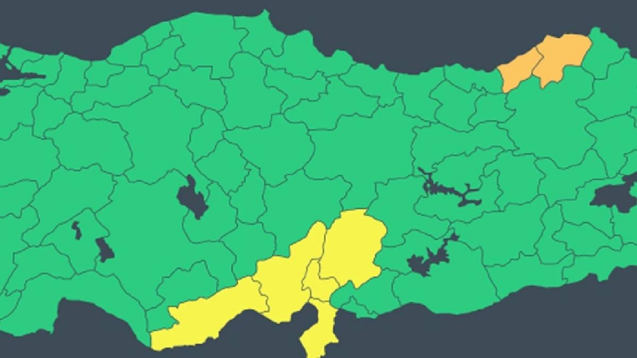 Meteoroloji’den 4 ile kuvvetli yağış uyarısı: Adana,  Mersin,  Osmaniye,  Hatay tedbirinizi alın