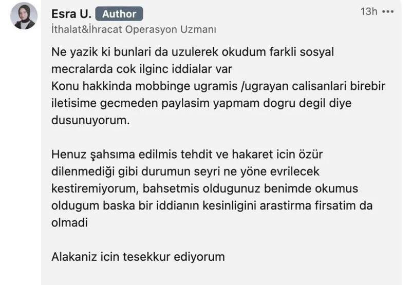 Tunaoğlu’nun tehdit ettiği müşteriden yeni açıklamalar